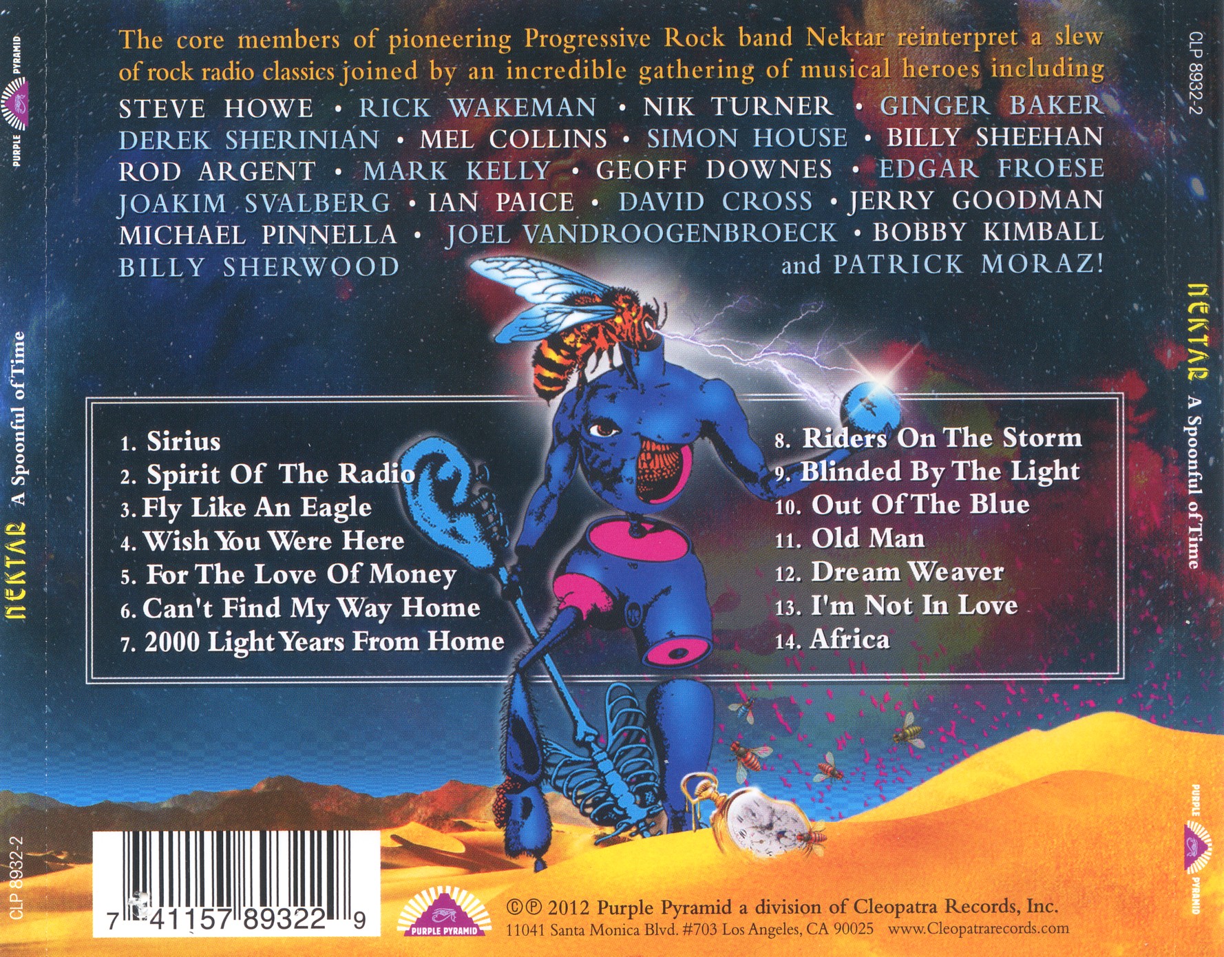 Nektar - A Spoonful Of Time - backing